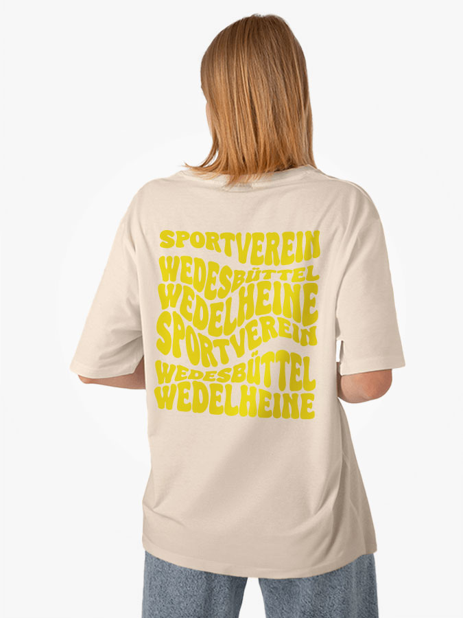 Oversized Shirt Wavy Damen