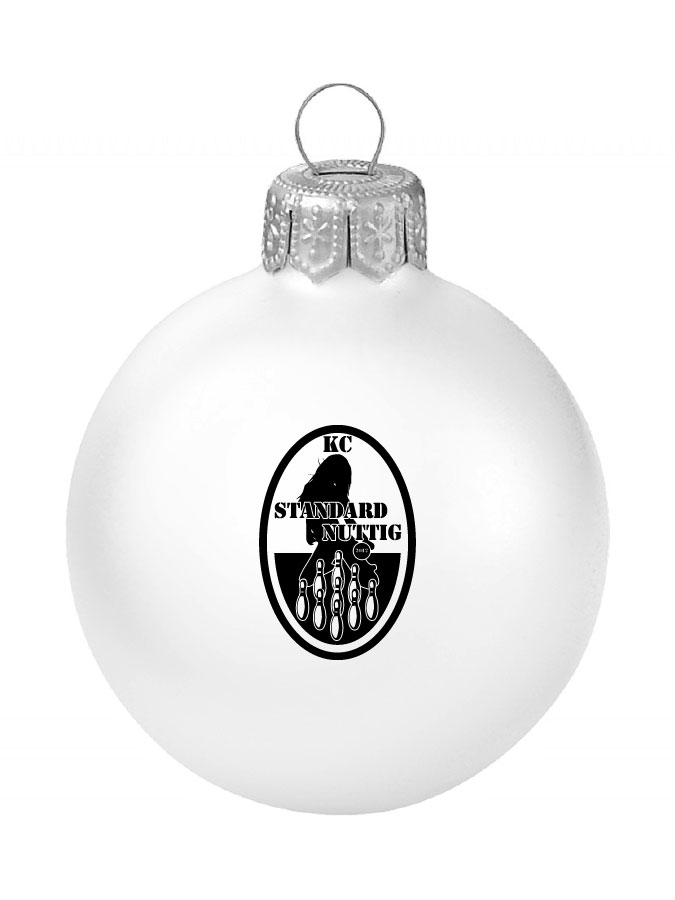 Weihnachtskugel Logo 8cm