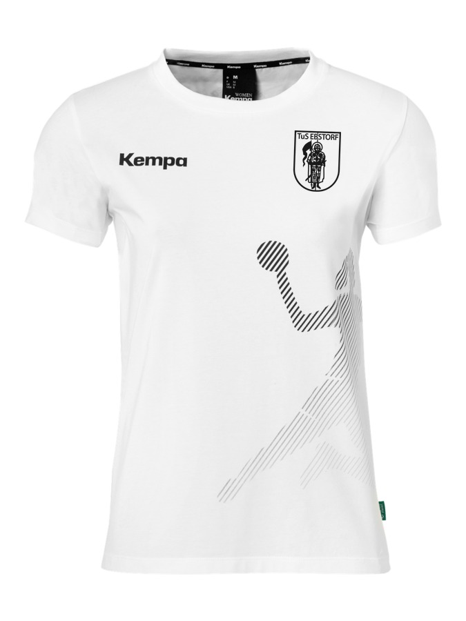 Kempa T-Shirt Black & White Damen