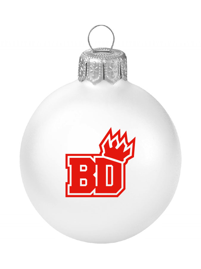 Weihnachtskugel Logo 8cm