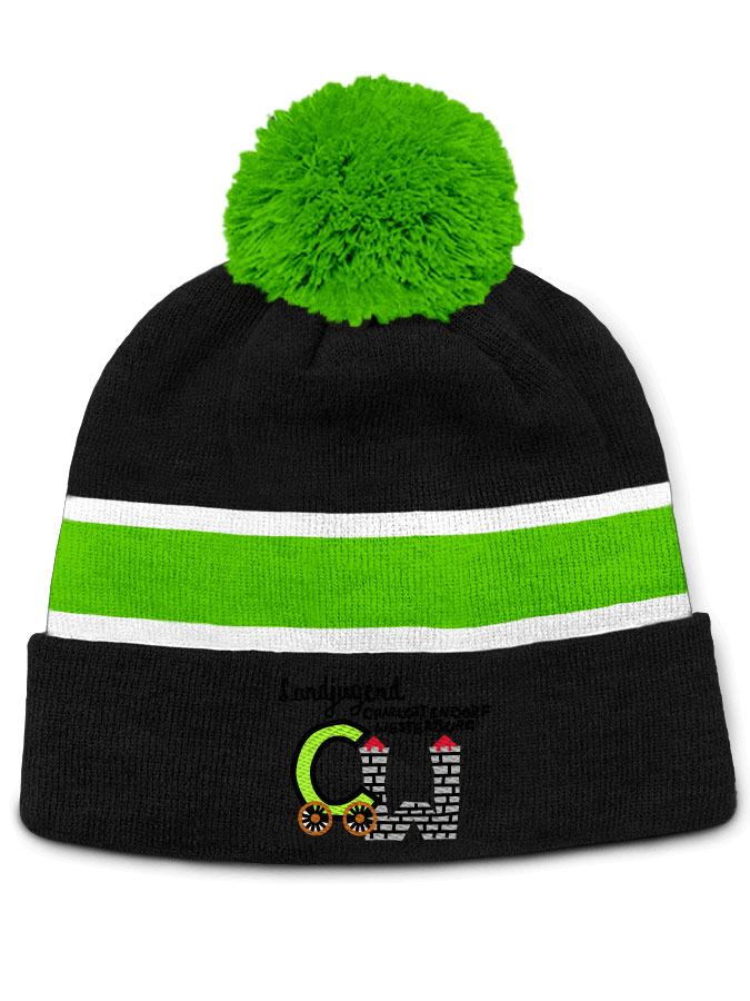 Bommelmütze Sticklogo