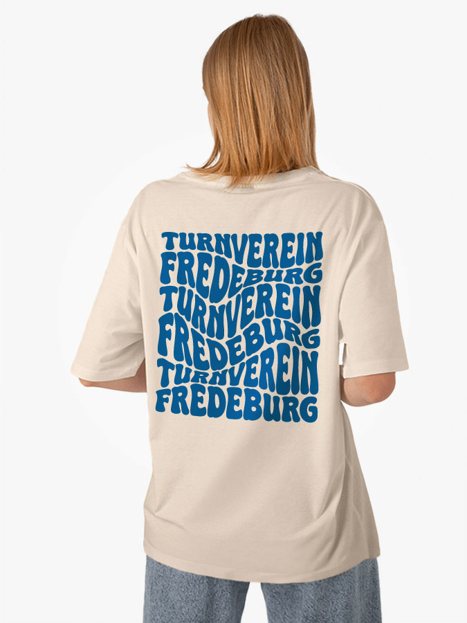 Oversized Shirt Wavy Damen