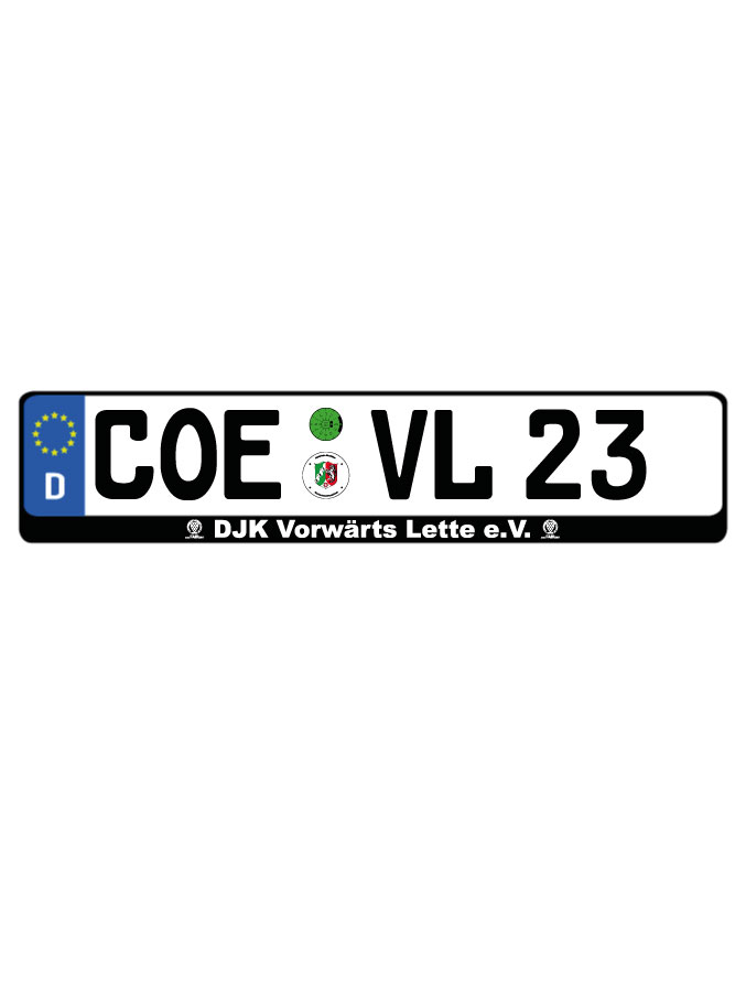 Kennzeichenhalter Kalden (2er Set)