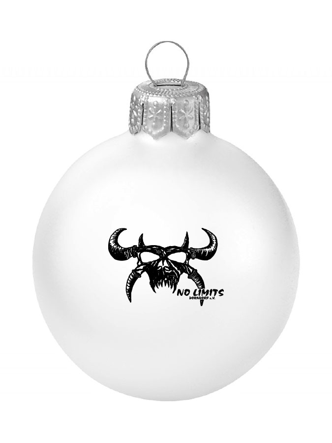 Weihnachtskugel Logo 8cm