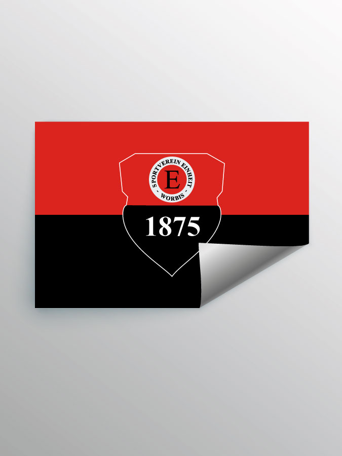 Aufkleber DIN A7 Logo