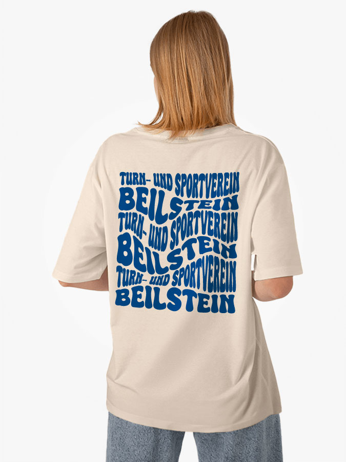 Oversized Shirt Wavy Damen