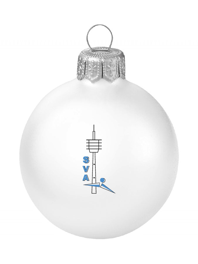 Weihnachtskugel Logo 8cm