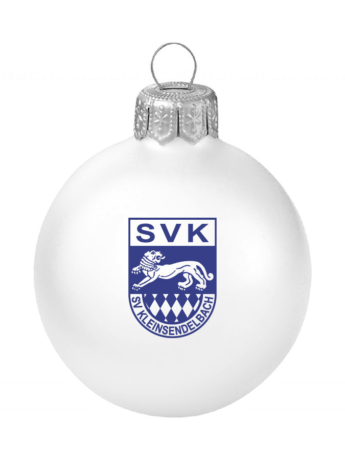 Weihnachtskugel Logo 8cm