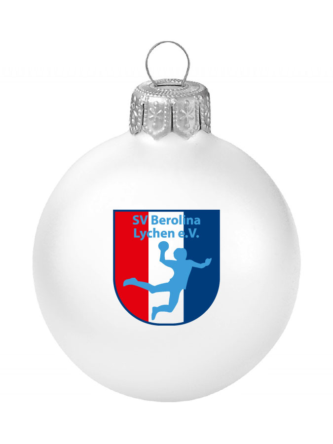 Weihnachtskugel Logo 8cm