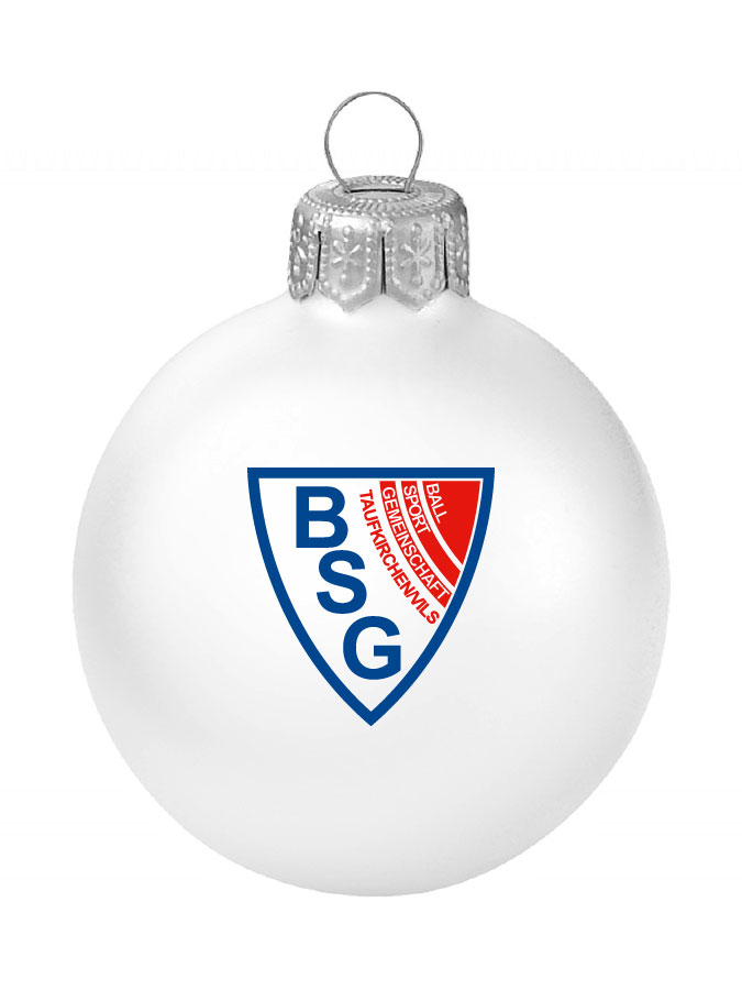 Weihnachtskugel Logo 8cm
