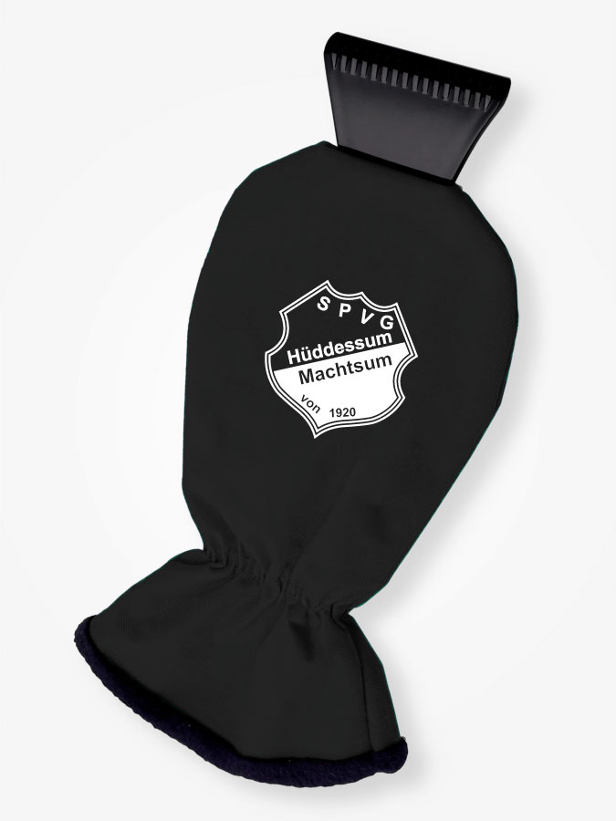 Eiskratzer mit Handschuh