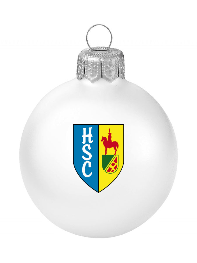 Weihnachtskugel Logo 8cm