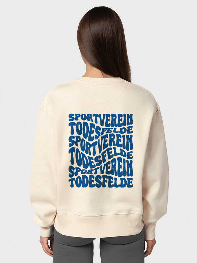 Oversized Sweater Wavy Damen