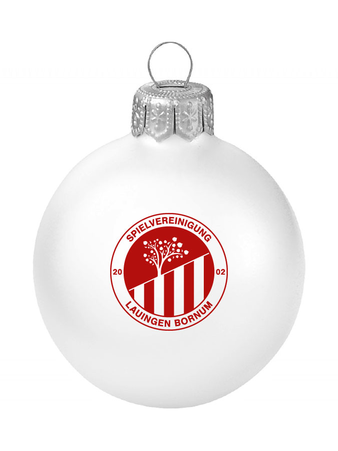 Weihnachtskugel Logo 8cm