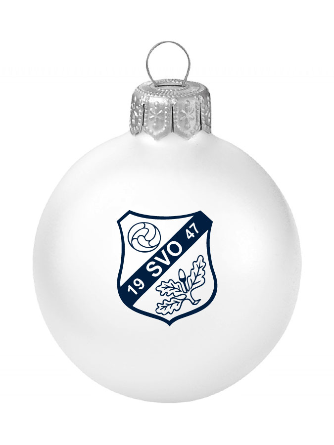 Weihnachtskugel Logo 8cm