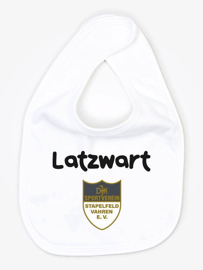 Babylätzchen Latzwart