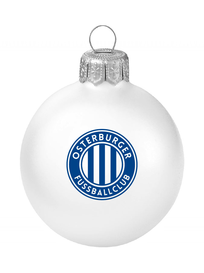 Weihnachtskugel Logo 8cm