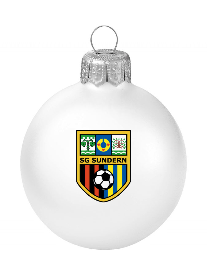 Weihnachtskugel Logo 8cm