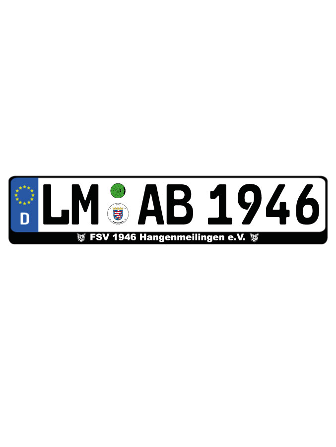 Kennzeichenhalter Kalden (2er Set)