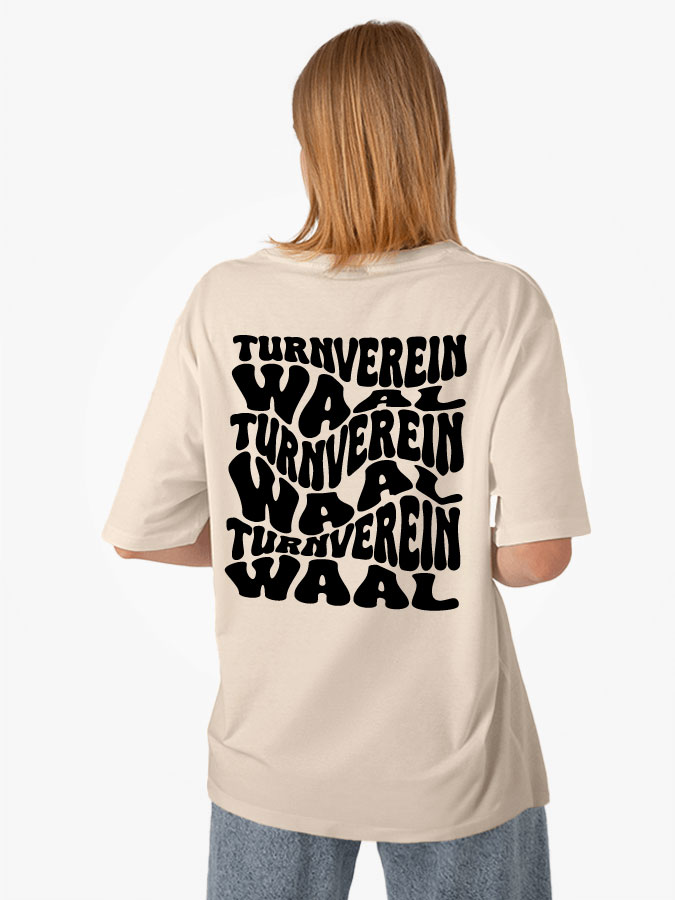 Oversized Shirt Wavy Damen