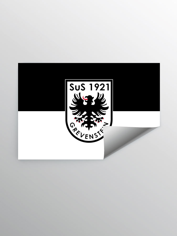Aufkleber DIN A7 Logo