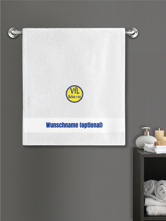 Badehandtuch Team Sticklogo