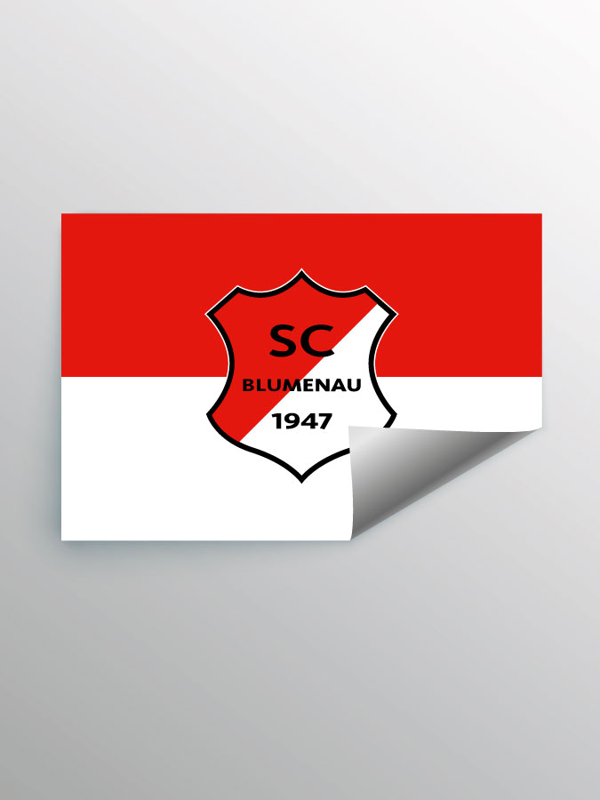 Aufkleber DIN A7 Logo