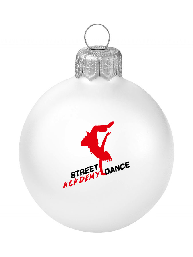 Weihnachtskugel Logo 8cm