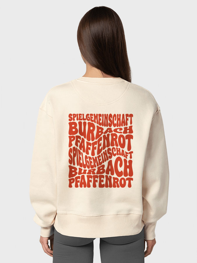 Oversized Sweater Wavy Damen