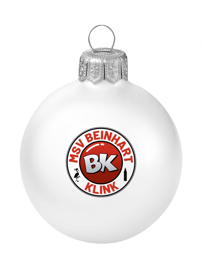 Weihnachtskugel Logo 8cm