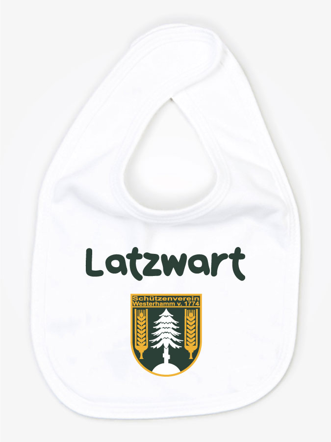 Babylätzchen Latzwart