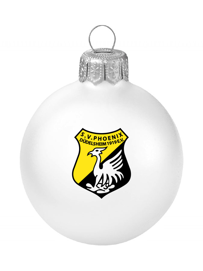 Weihnachtskugel Logo 8cm