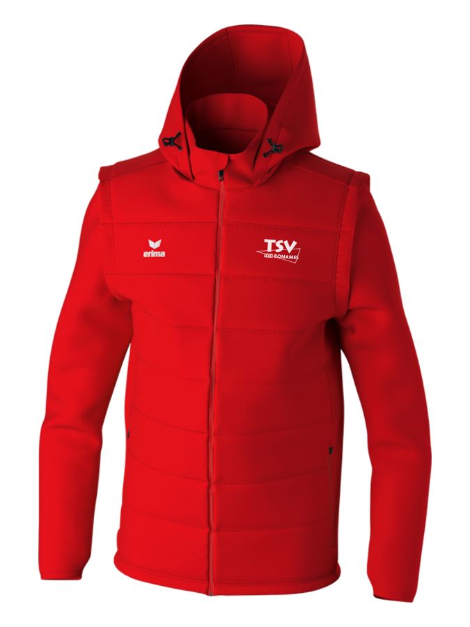 Erima Team Jacke mit abnehmbaren Ärmeln
