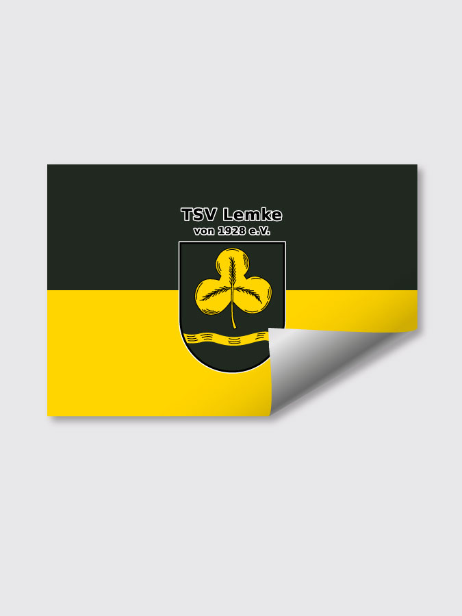 Aufkleber DIN A7 Logo