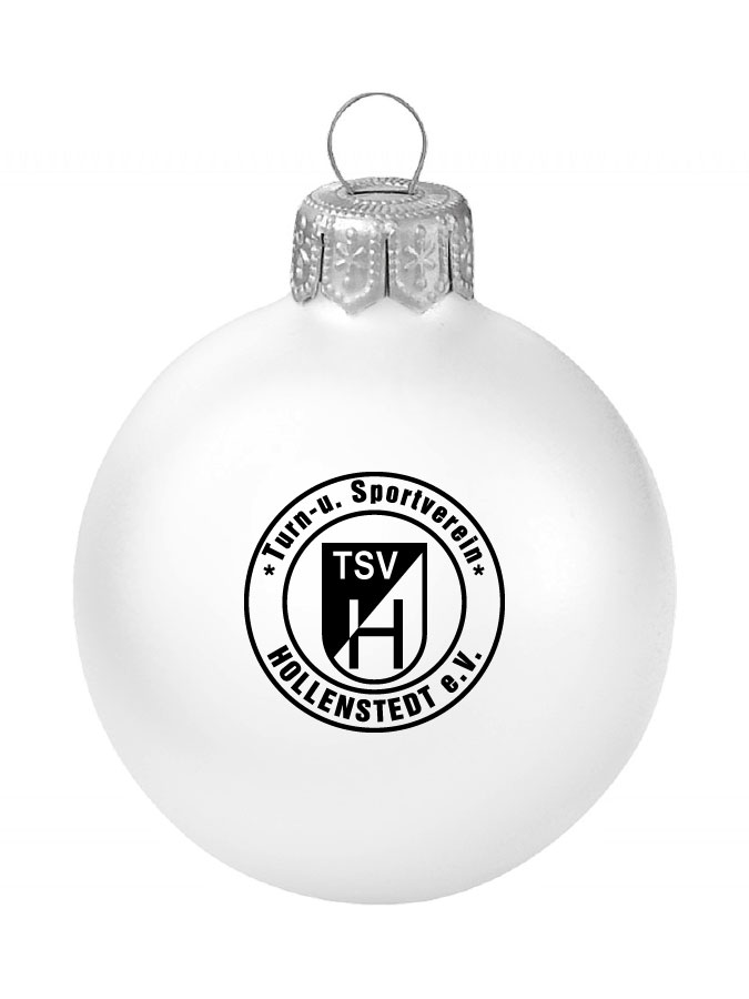 Weihnachtskugel Logo 8cm
