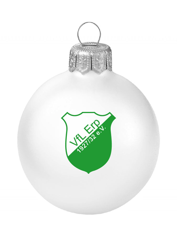 Weihnachtskugel Logo 8cm