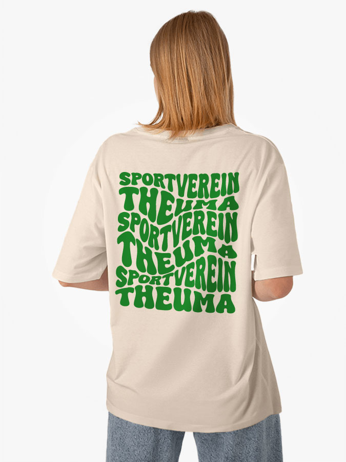 Oversized Shirt Wavy Damen