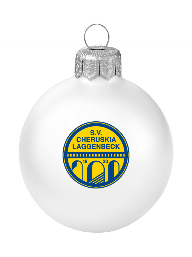 Weihnachtskugel Logo 8cm