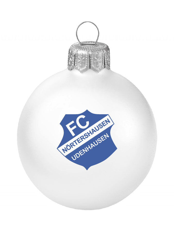 Weihnachtskugel Logo 8cm