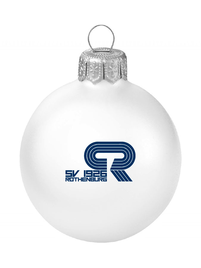 Weihnachtskugel Logo 8cm