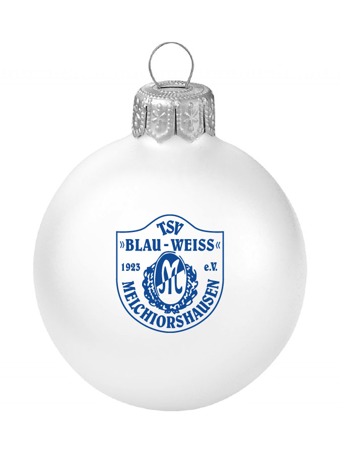 Weihnachtskugel Logo 8cm