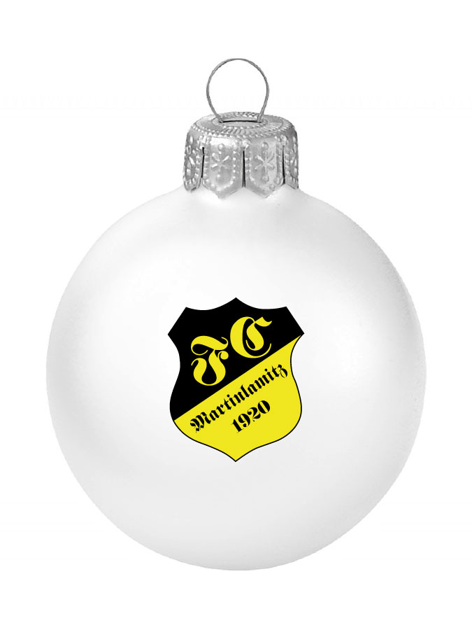 Weihnachtskugel Logo 8cm