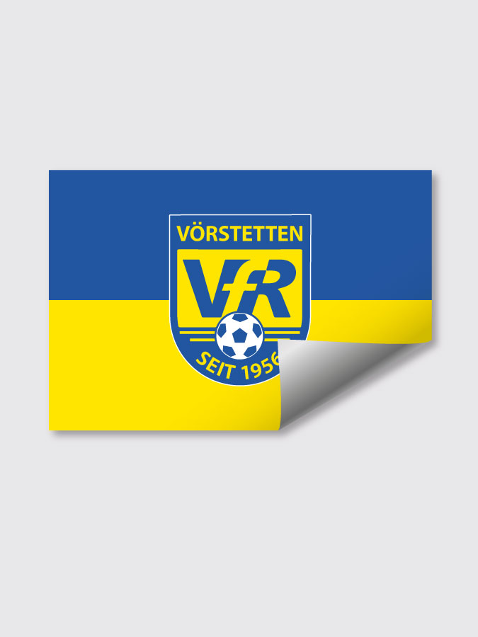 Aufkleber DIN A7 Logo