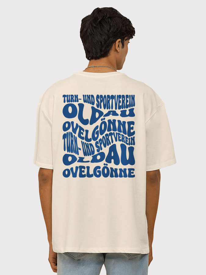 Oversized Shirt Wavy Herren