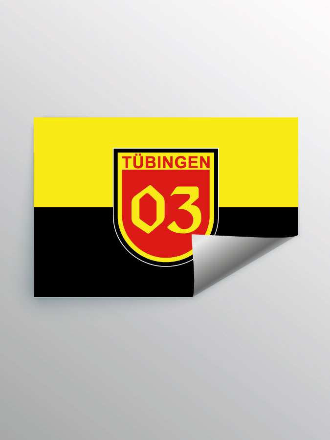 Aufkleber DIN A7 Logo