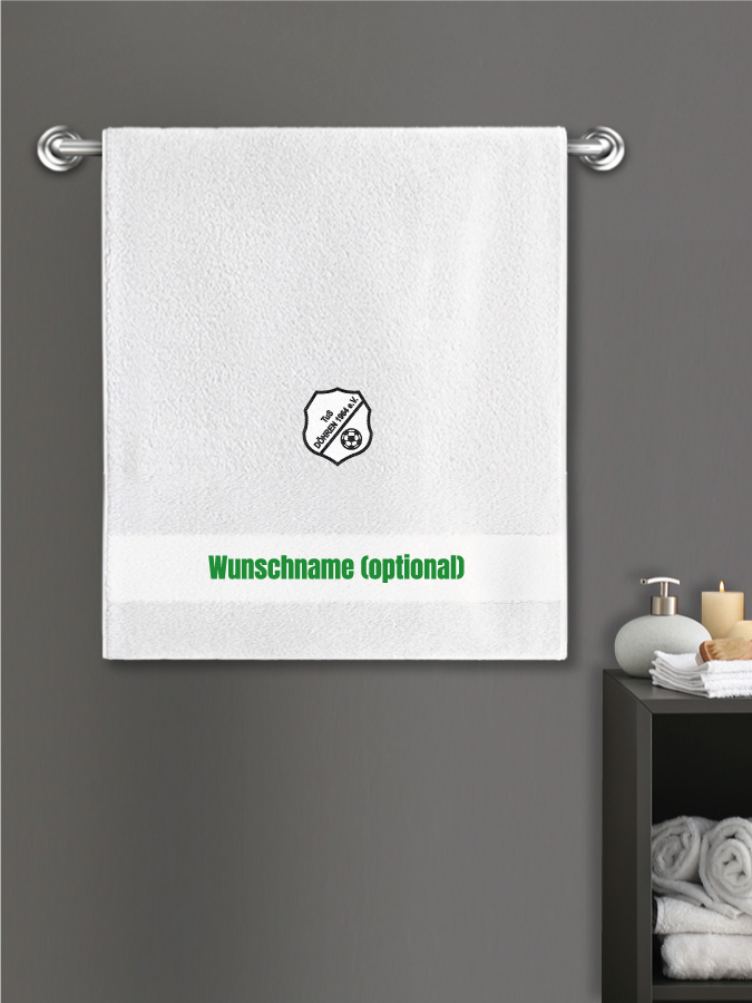 Badehandtuch Team Sticklogo