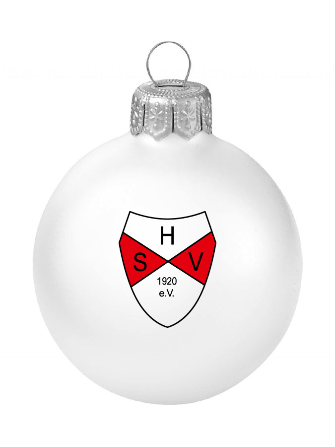 Weihnachtskugel Logo 8cm