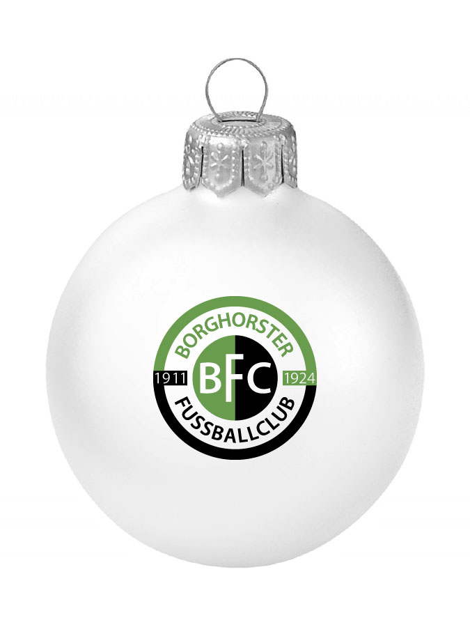 Weihnachtskugel Logo 8cm