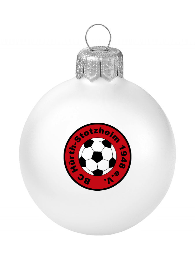 Weihnachtskugel Logo 8cm