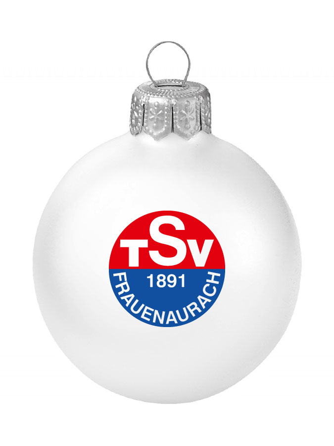 Weihnachtskugel Logo 8cm
